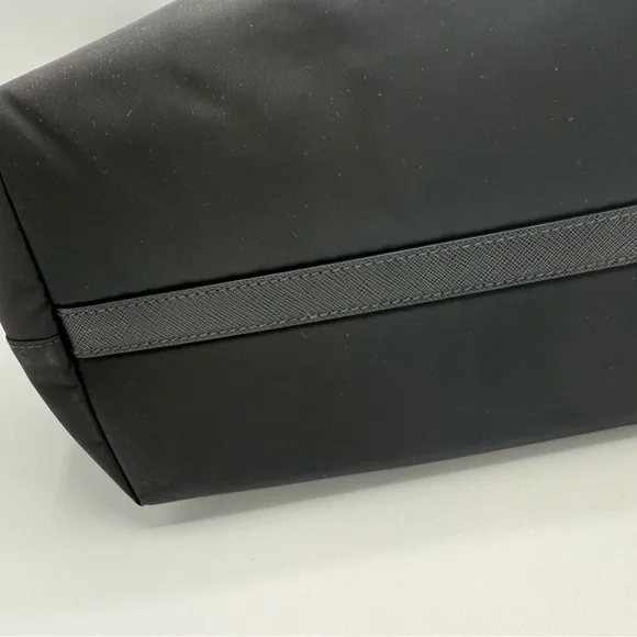 NWT PRADA Re-Nylon/ Leather Padded Large Black tote/ shopping Bag Crossbody mens - Picture 7 of 17